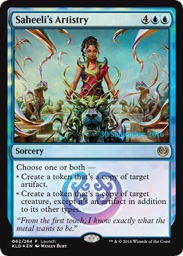 Saheeli's Artistry (Promos: Launch Party and Release Event) Near Mint Foil