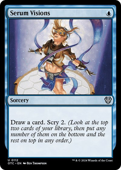 Serum Visions (Commander: Outlaws of Thunder Junction) Near Mint