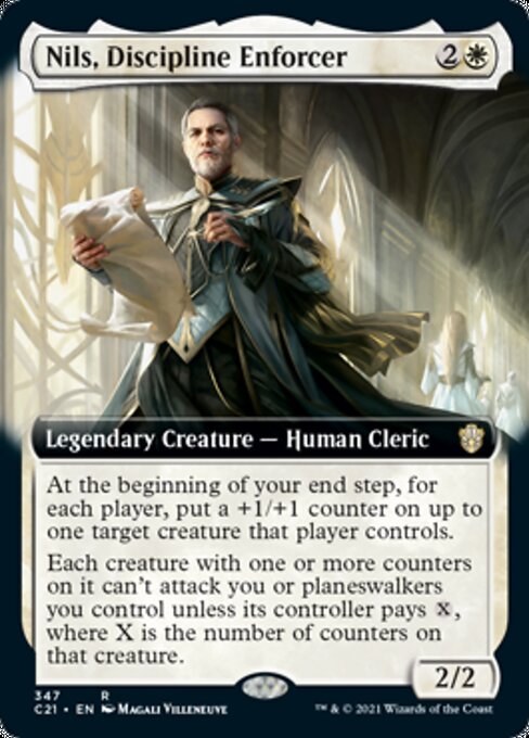 Nils, Discipline Enforcer (Extended Art) (Commander 2021 Strixhaven) Medium Play