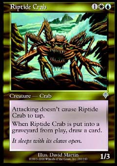 Riptide Crab (Invasion) Near Mint Foil