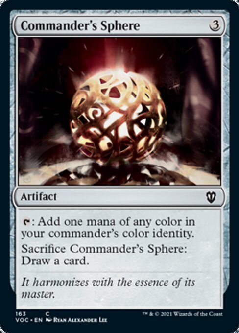 Commander's Sphere (Commander 2021 Crimson Vow) Light Play