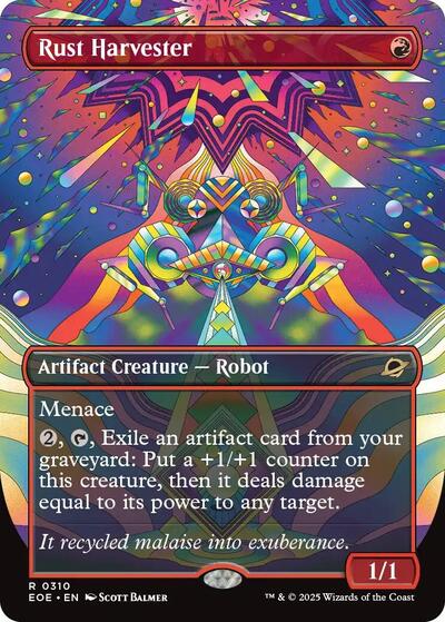 Rust Harvester (Borderless) (Edge of Eternities) Near Mint