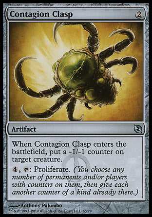Contagion Clasp (Duel Decks: Elspeth vs Tezzeret) Light Play
