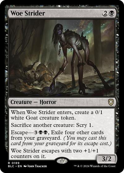 Woe Strider (Commander: Bloomburrow) Light Play