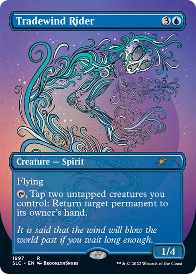 Tradewind Rider (Borderless) (Secret Lair: 30th Anniversary Countdown Kit) Light Play