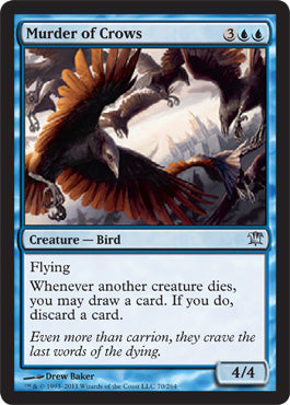 Murder of Crows (Innistrad) Light Play