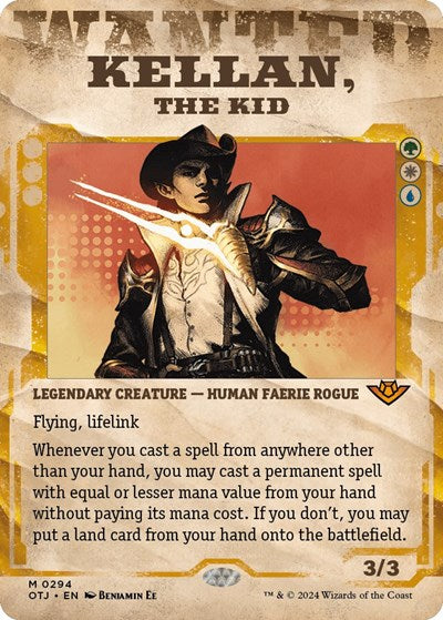 Kellan, the Kid (Showcase) (Outlaws of Thunder Junction) Medium Play