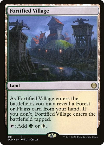 Fortified Village (Commander 2022 Starter Decks) Near Mint