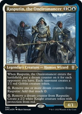 Rasputin, the Oneiromancer (Foil Etched) (Commander: Dominaria United) Medium Play Foil