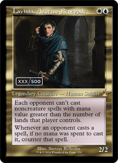Lavinia, Azorius Renegade (Retro Frame) (Serial Numbered) (Ravnica Remastered) Near Mint Foil