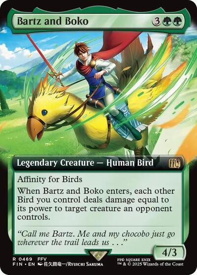 Bartz and Boko (Extended Art) (Universes Beyond: FINAL FANTASY) Light Play