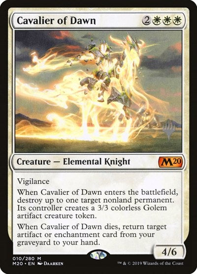 Cavalier of Dawn (Promo Pack: Core Set 2020) Near Mint