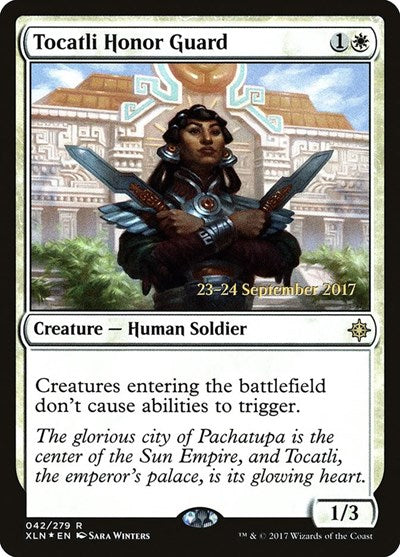 Tocatli Honor Guard (Promos: Prerelease Cards) Near Mint Foil