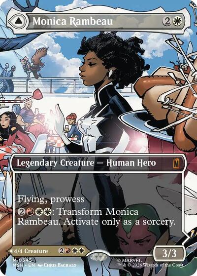Monica Rambeau (Borderless) (0345) (Marvel Super Heroes) Near Mint
