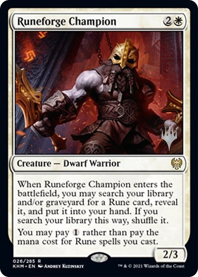 Runeforge Champion (Promo Pack: Kaldheim) Light Play