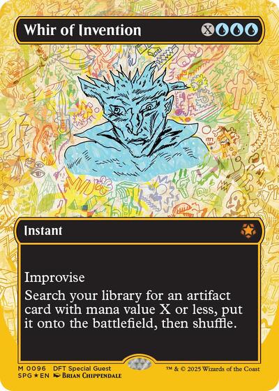 Whir of Invention (Borderless) (First-Place Foil) (Special Guests) Near Mint Foil