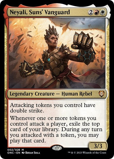 Neyali, Suns' Vanguard (Commander: Phyrexia: All Will Be One) Medium Play
