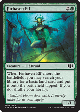 Farhaven Elf (Commander 2014 Edition) Medium Play