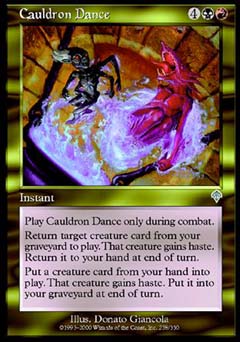Cauldron Dance (Invasion) Light Play Foil