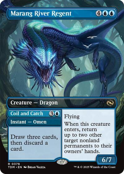 Marang River Regent (Borderless) (Tarkir: Dragonstorm) Light Play Foil