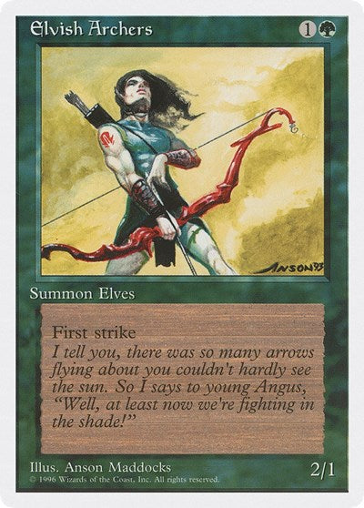 Elvish Archers (Introductory Two-Player Set) Medium Play