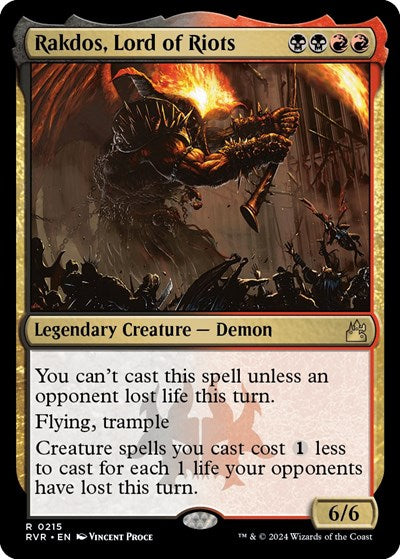 Rakdos, Lord of Riots (Ravnica Remastered) Near Mint