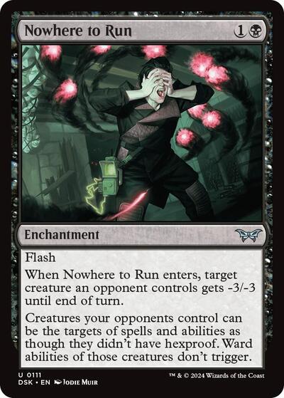 Nowhere to Run (Duskmourn: House of Horror) Near Mint Foil