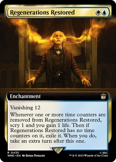 Regenerations Restored (Extended Art) (Universes Beyond: Doctor Who) Near Mint Foil