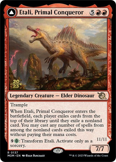 Etali, Primal Conqueror (Promos: Prerelease Cards) Heavy Play Foil