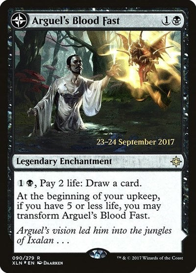 Arguel's Blood Fast (Promos: Prerelease Cards) Light Play Foil