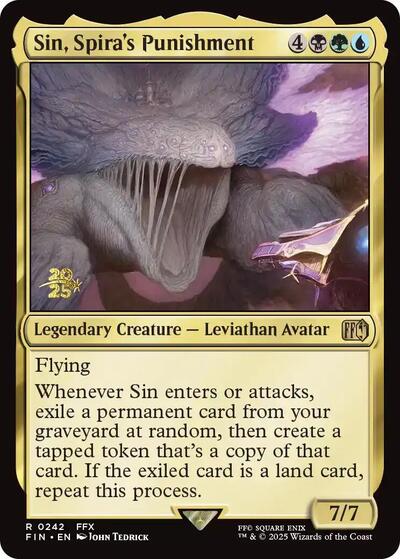 Sin, Spira's Punishment (Promos: Prerelease Cards) Light Play Foil