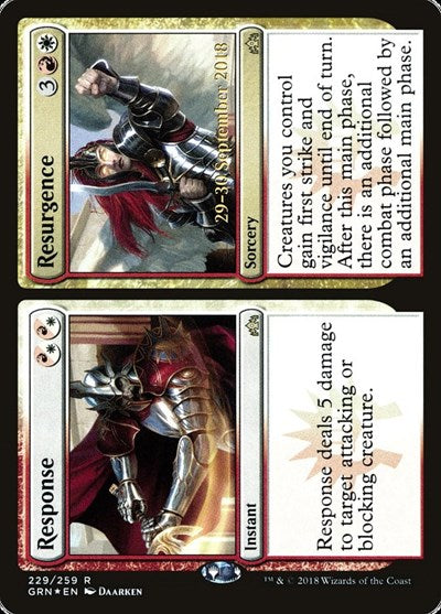 Response // Resurgence (Promos: Prerelease Cards) Light Play Foil