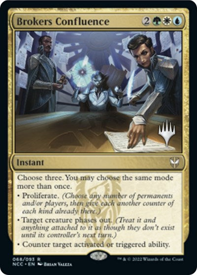 Brokers Confluence (Promo Pack: Streets of New Capenna) Near Mint Foil