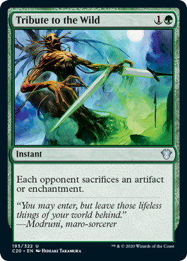 Tribute to the Wild (Commander 2020 Ikoria) Light Play
