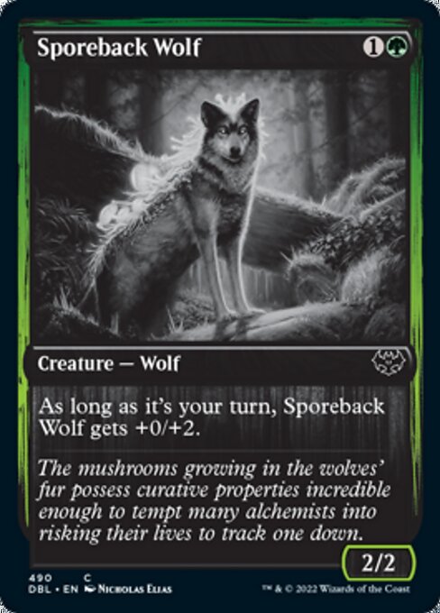 Sporeback Wolf (Innistrad: Double Feature) Light Play