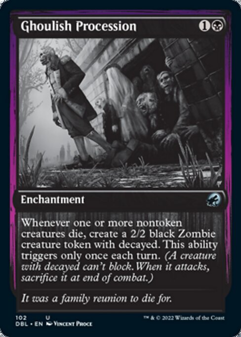 Ghoulish Procession (Innistrad: Double Feature) Near Mint Foil