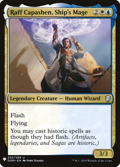 Raff Capashen, Ship's Mage (Mystery Booster) Light Play
