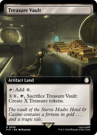Treasure Vault (Extended Art) (Universes Beyond: Fallout) Medium Play