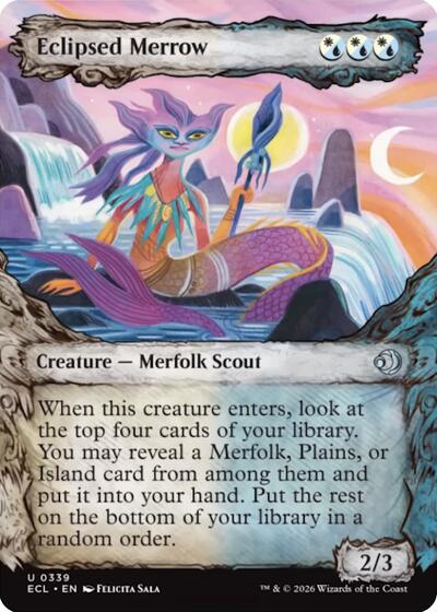 Eclipsed Merrow (Showcase) (Lorwyn Eclipsed) Near Mint Foil