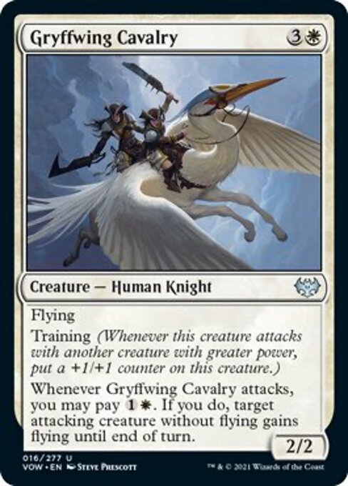 Gryffwing Cavalry (Innistrad: Crimson Vow) Medium Play