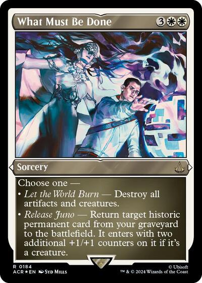 What Must Be Done (Foil Etched) (Universes Beyond: Assassin's Creed) Near Mint Foil