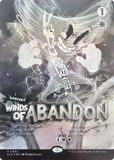 Winds of Abandon (Black & White Foil) (Secret Lair) Near Mint Foil
