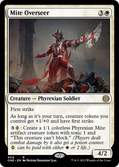 Mite Overseer (Phyrexia: All Will Be One) Medium Play