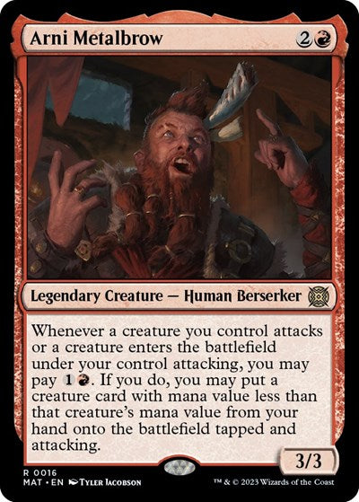 Arni Metalbrow (March of the Machine: The Aftermath) Light Play Foil