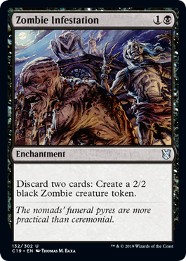 Zombie Infestation (Commander 2019) Medium Play
