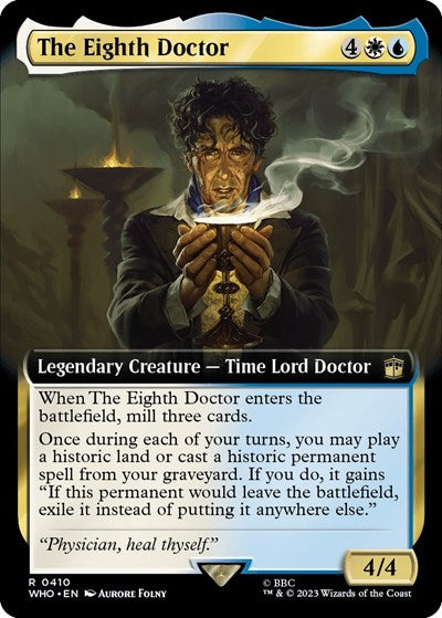 The Eighth Doctor (Extended Art) (Universes Beyond: Doctor Who) Near Mint Foil