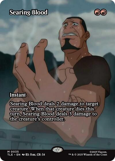 Searing Blood (Borderless) (Avatar: The Last Airbender: Eternal-Legal) Near Mint