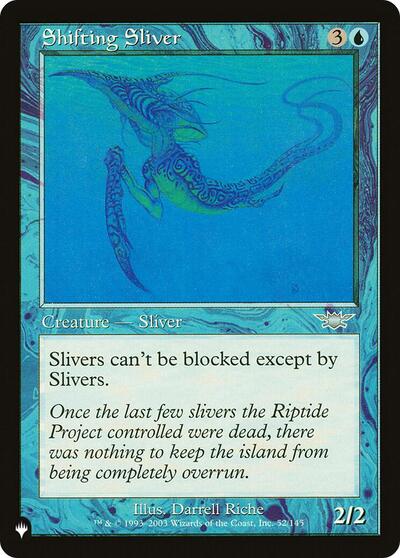 Shifting Sliver|0|0|0.00