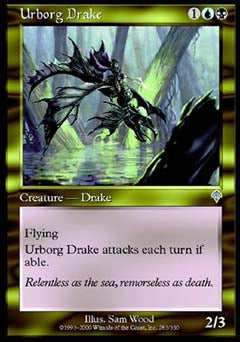 Urborg Drake (Invasion) Light Play