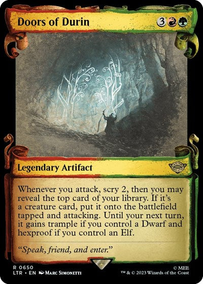 Doors of Durin (Showcase Scrolls) (Universes Beyond: The Lord of the Rings: Tales of Middle-earth) Near Mint Foil